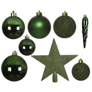 Load image into Gallery viewer, Kaemingk kerstballen polystyreen matt, shiny, glitter mix dia8cm
