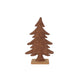 No brand sculptuur pine tree l bruin 24,5x5,5x35cm