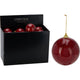 Kerstbal 100mm glitter rood | 24 stuks