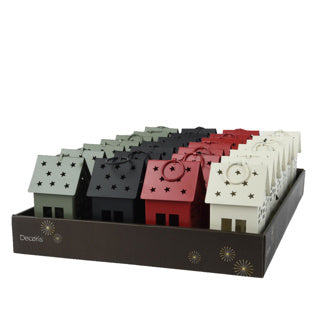 Load image into Gallery viewer, Lantaarn ijzer 4col assl.8cm x w.8cm x h.15cm
