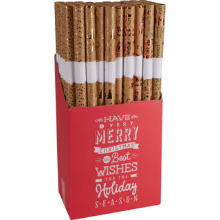 Pakpapier 70x200cm 4 assorti d | 50 stuks