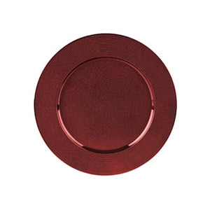 Kaemingk decobord ppdia33cm x h.1.5cm | 6 stuks