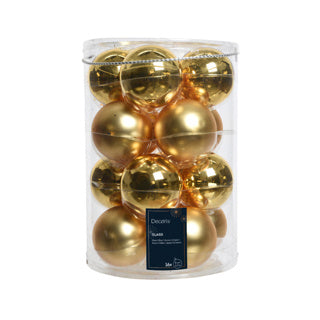 Load image into Gallery viewer, Kaemingk kerstballen glas shiny,matt mixdia8cm
