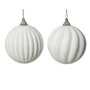 Kerstbal op draad foam 2assdia8cm | 12 stuks
