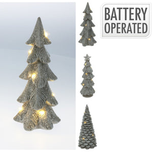Kerstboom met led 21cm 3ass design