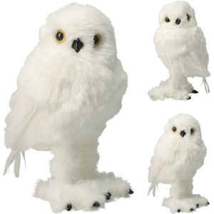 Uil staand 24cm wit 2ass | 4 stuks