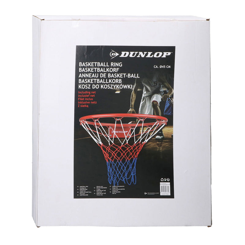 Afbeelding laden in galerijviewer, Dunlop basketbalring - metaal - inclusief net en bevestigingsmateriaal - ø ring circa 45 cm
