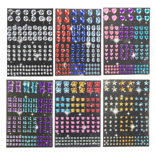 Diamanten stickers, 120st.