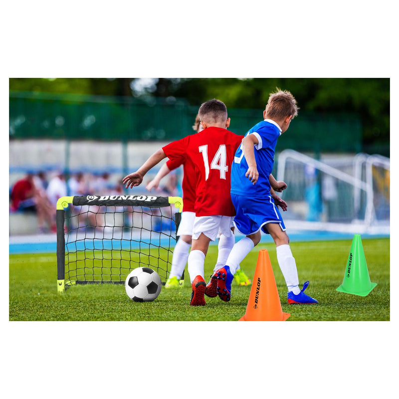 Afbeelding laden in galerijviewer, Dunlop voetbalgoal met grondpinnen, set van 2
