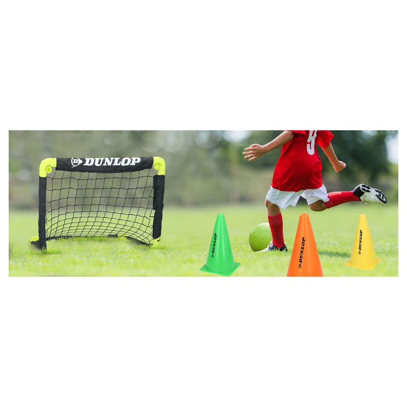 Afbeelding laden in galerijviewer, Dunlop voetbalgoal met grondpinnen, set van 2

