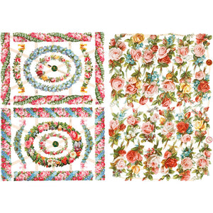 Https: www.cchobby.nl vintage-plaatjes-kleine-bloemen-vel-16-5x23-5-cm-2-vel-1-doos