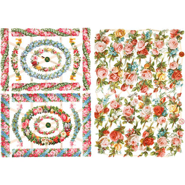 Http: www.cchobby.nl vintage-plaatjes-kleine-bloemen-vel-16-5x23-5-cm-2-vel-1-doos