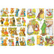 Vintage plaatjes, sprookje, vel 16,5x23,5 cm, 2 vel 1 doos