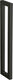 Wenko wand handdoekhouder reitani zwart mat 40cm hoog - handdoekrek - handdoekenrek