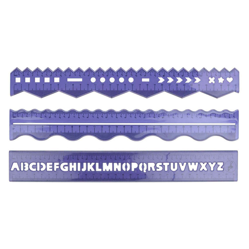 Load image into Gallery viewer, Linialenset creatief 30cm, 3dlg.
