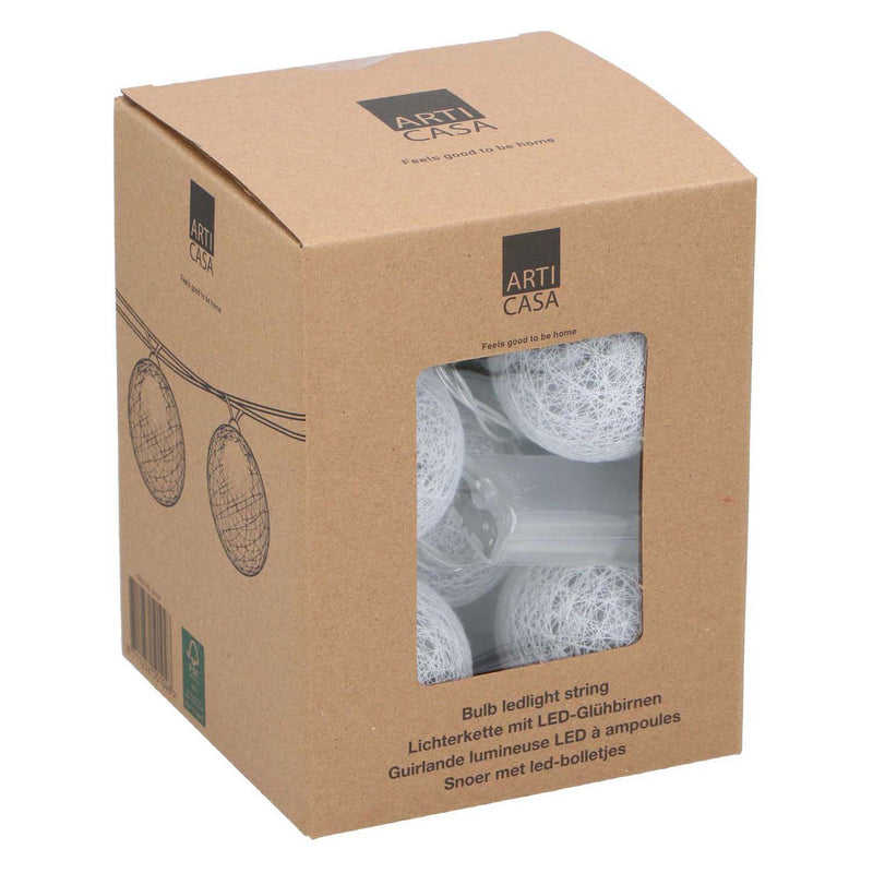 Afbeelding laden in galerijviewer, Arti casa snoer met 10 led-bolletjes
