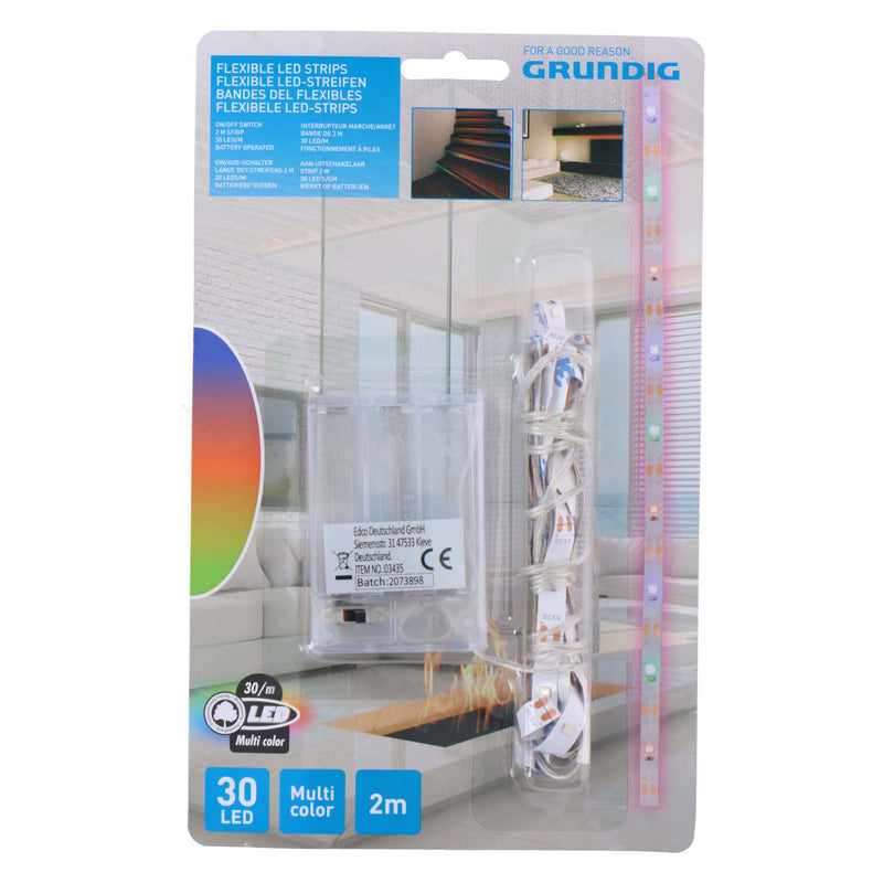 Afbeelding laden in galerijviewer, Grundig led strip 30 led, 2m
