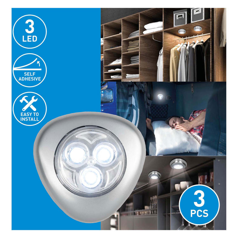 Afbeelding laden in galerijviewer, Druklamp led, 3st.
