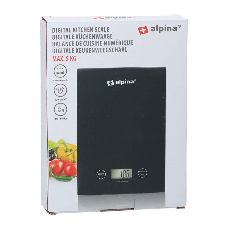 Load image into Gallery viewer, Alpina keukenweegschaal digitaal 5kg
