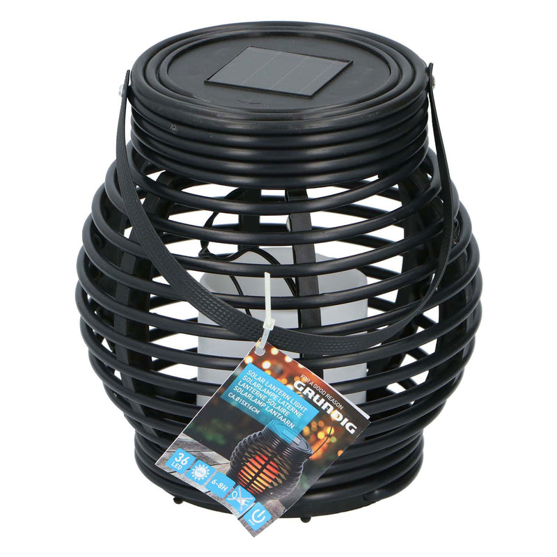 Load image into Gallery viewer, No brand lantern light solar, d15x16cm | 3 stuks
