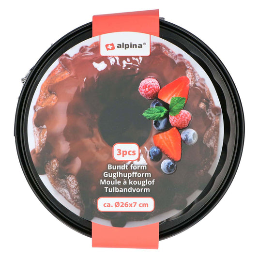 Alpina tulbandvorm 26x7cm - 3dlg.