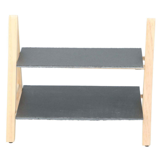 Serveerstandaard twee lagen, 32x18x28cm
