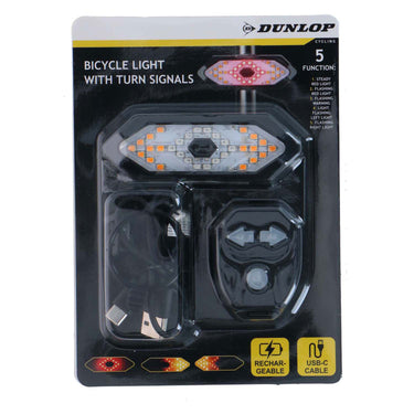 Dunlop fietslamp met richtingaanwijzer
