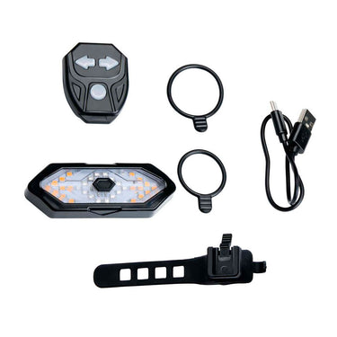 Dunlop fietslamp met richtingaanwijzer