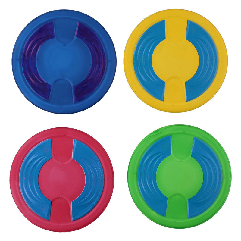 Afbeelding laden in galerijviewer, Eddy toys werpspel 5-delig - zwembad speelgoed kinderen - drijvend doelspel met schijven - spel voor water en tuin - diameter 65cm - multicolor
