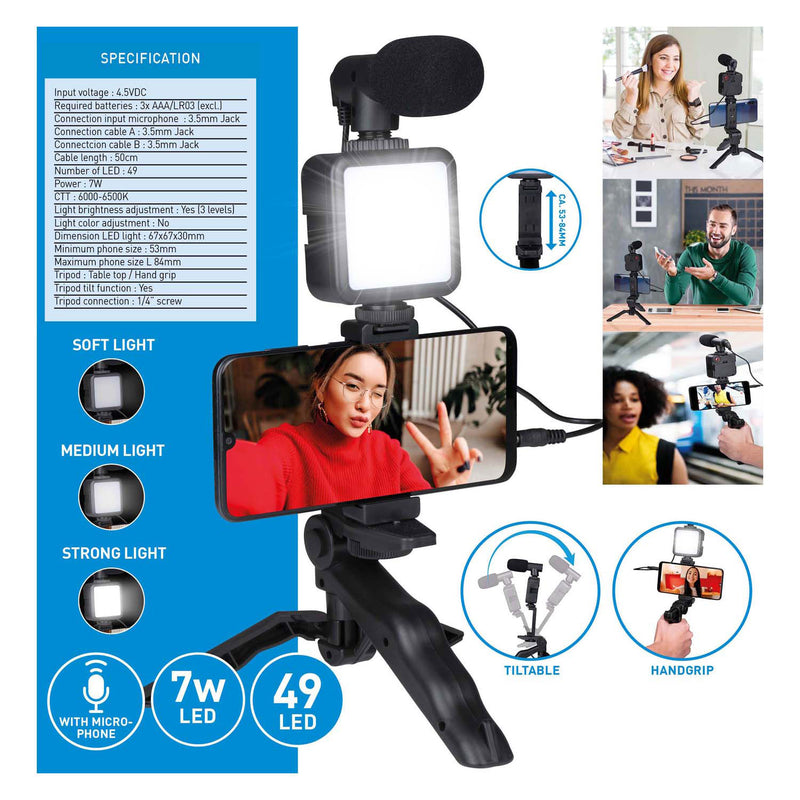 ギャラリービューアに画像をロードする, Selfiestudio vlog kit 3-in-1
