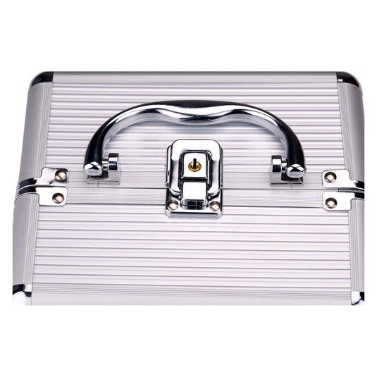 Make-up koffer zilver