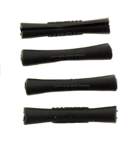 Sram kabeldeel frame beschermers 2x 4mm en 2x 5mm zwart