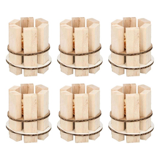 Houten aanmaakblokjes van hout, 6-pack