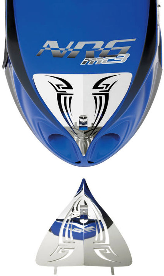 Opticparts df voorfrontrooster piaggio nrg mc2 3 aluminium polish ventilator tribal design