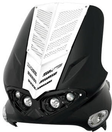 Opticparts df voorfrontrooster gilera runner oud model aluminium wit