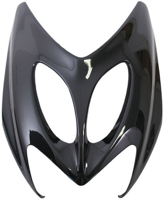 Edge voorfront boven yamaha aerox bj. 2014 zwart metallic