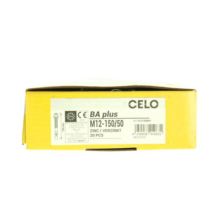 Afbeelding laden in galerijviewer, Celo 1066922 - quick fix anker ba plus 12-150 50 verzinkt 20 stuks | 2 stuks
