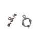 Vaessen creative • siersluiting touw 15mm silver
