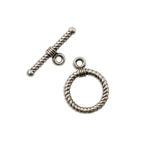 Vaessen creative • siersluiting touw 18mm silver