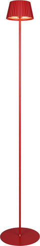 Rl live your light reality suarez - vloerlamp - rood - oplaadbaar - incl. 1x smd 1,5 w - aan uit touch - sensor dimmer - usb-aansluiting - accuvoeding - buitenverlichting - ip44