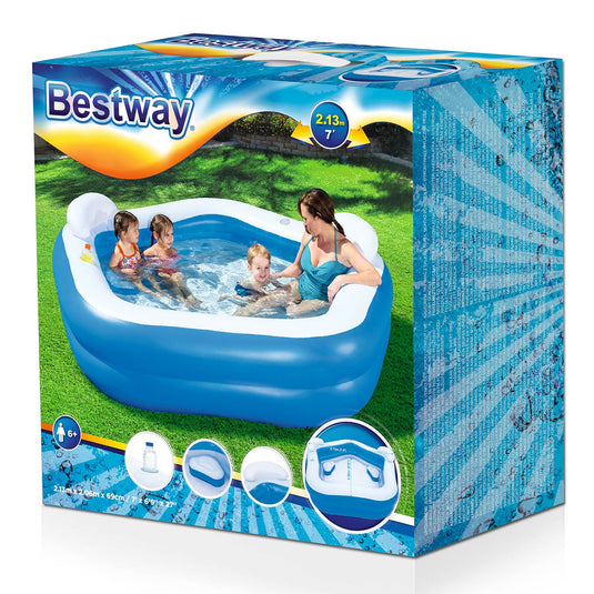Bestway familiebad vijfhoekig oasis 213