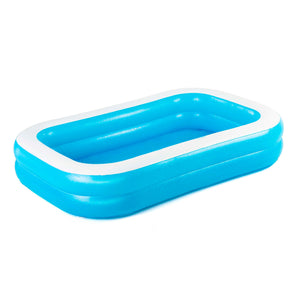 Bestway opblaasbaar zwembad 262x175x51 cm blauw wit