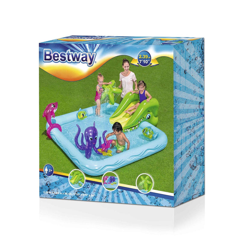 Afbeelding laden in galerijviewer, Bestway playcenter fabtastic aquarium, 239x206x86cm

