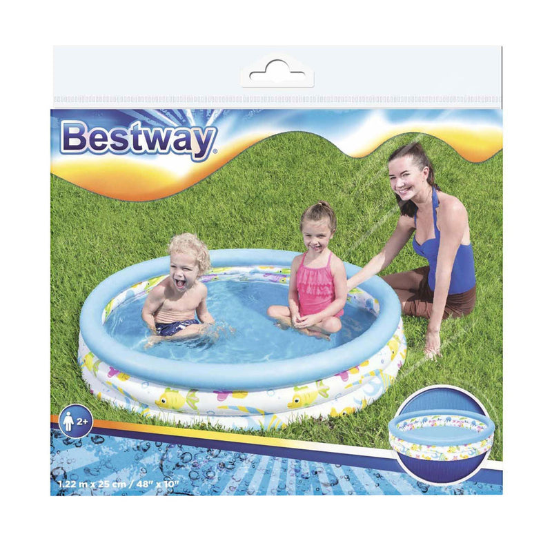 Load image into Gallery viewer, Bestway kinderbad rond coral reef crew play pool 122

