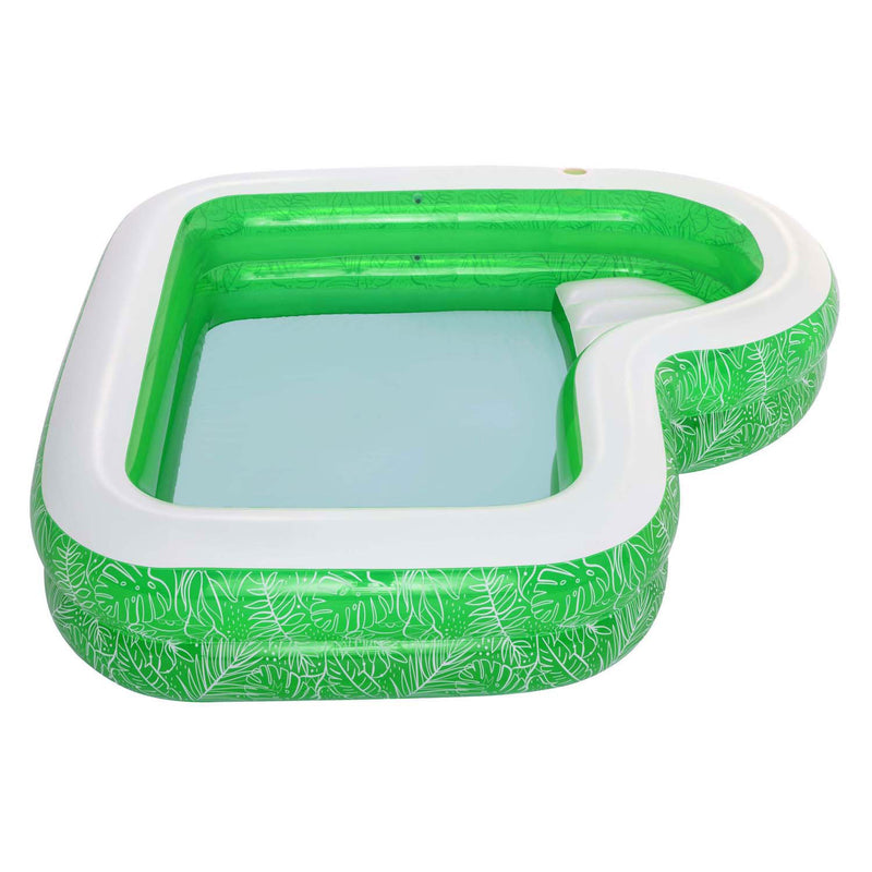 Load image into Gallery viewer, Bestway familiebad rechthoek tropical paradise met zitje, 231cm
