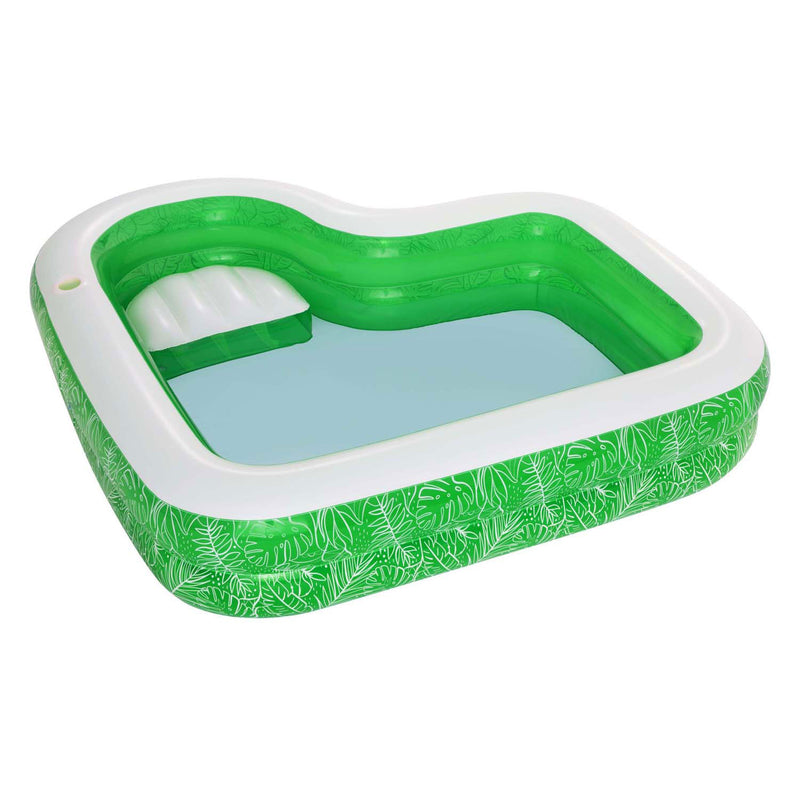 Load image into Gallery viewer, Bestway familiebad rechthoek tropical paradise met zitje, 231cm
