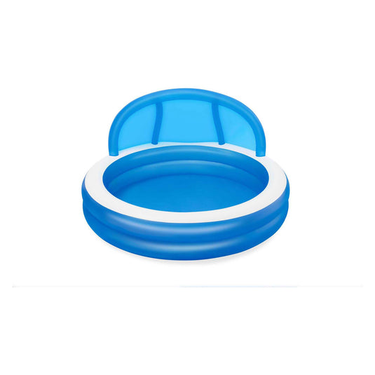 Bestway familiebad rond summer days met uv zonnescherm, 241cm