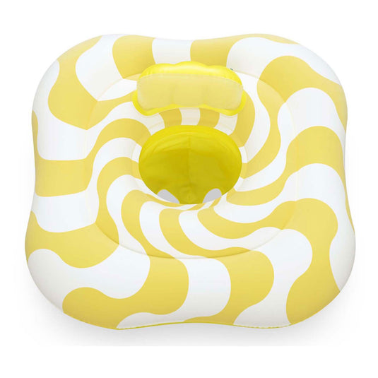 Bestway zwemzitje comfort plush wavy square, 1-2 jaar