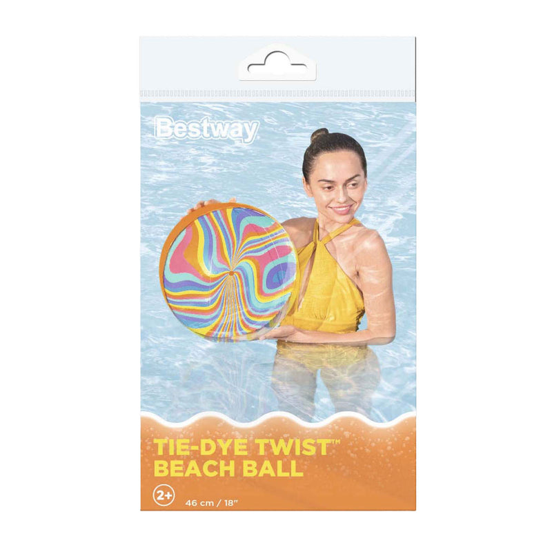 Load image into Gallery viewer, Bestway strandbal tie-dye twist strandbal, 34cm
