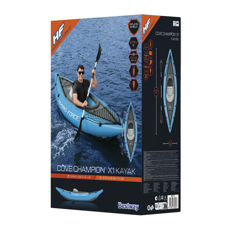 Load image into Gallery viewer, Bestway hydro force kajak cove champion x1 set opblaasbaar
